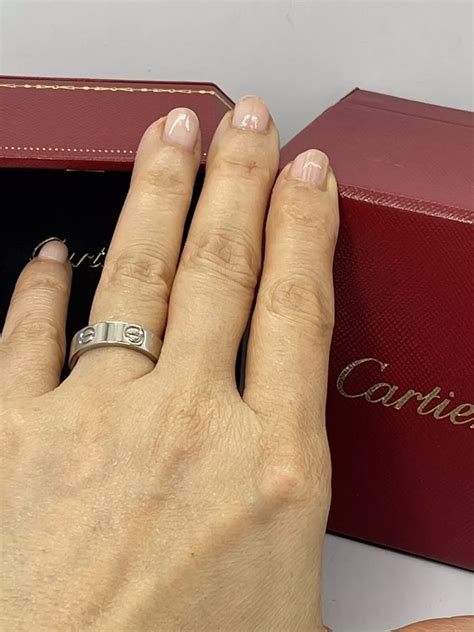 cartier love ring look real